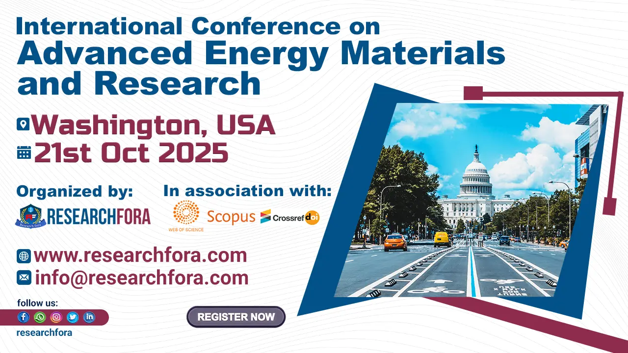 Energy Materials and Research Conference in USA